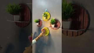 Wall shelf plant holder diy craft #shorts #youtubeshorts #diy #crafts #trending #best #viral #plants