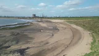 Seaton Carew/Blue lagoon drone footage part 1