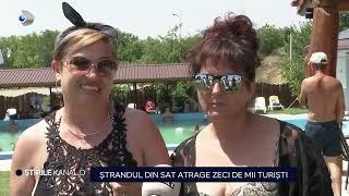 Stirile Kanal D - Strandul din sat atrage zeci de mii de turisti! | Editie de seara