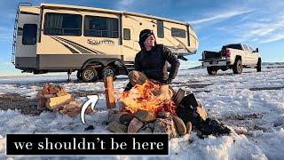 No One Does This – BRUTAL Wyoming Winter Camping