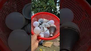 New Diwali Decoration Light Making  | Using Old Led Bulb | #shorts #bituexperiment