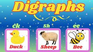 Digraphs|Phobnics|Consonant blends| English learning #kidslearning