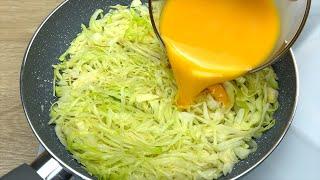 Do you have cabbage and eggs at home? 2 quick, easy and delicious cabbage recipes # 264