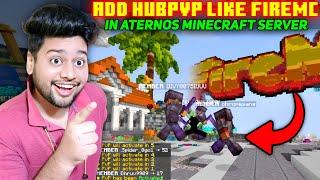 How To Add HubPvP Like FireMC in Aternos Server | HubPvP Plugin Guide