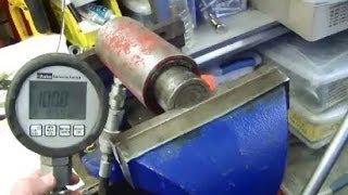 What's the clamping force of a vise? Hack a hydraulic cylinder to find out!