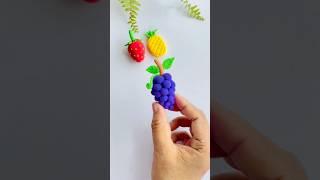 How to make fruits with clay ++#shorts #short #shortvideo #shortsvideo #shortsfeed #reels