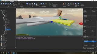 Roblox F16: Attempting to rig it to fly!