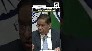 “Raised it with US” MEA Spox on Sikh separatist Pannun’s threat to Indian Ambassador in US