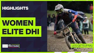 Les Gets - Women Elite DHI Highlights | 2024 WHOOP UCI Mountain Bike World Cup