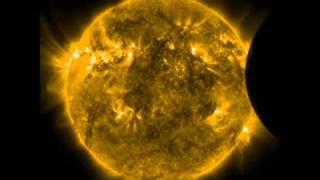 NASA SDO - Solar Eclipse May 3, 2011 (Moon Transit)