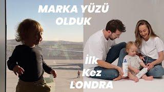 Atlas ile ilk set deneyimi | Bebekle seyahat ve Londra Vlogu!