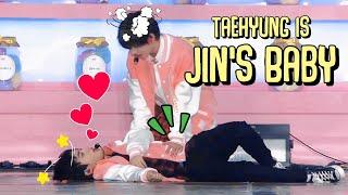 Taehyung is Jin's Baby - Taejin Moments