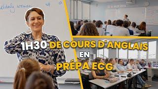 1h30 de cours d'anglais en PRÉPA