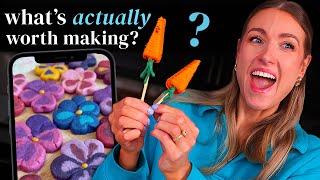 Testing VIRAL SPRING EASTER RECIPES off TIKTOK & INSTAGRAM... is anything worth trying?