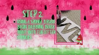 Adult Craft with Stephanie: Watermelon Welcome Mat