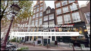 Hoe verduurzaam en restaureer je een grachtenpand in hartje Amsterdam?