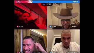 Fler und Arafat Live auf TikTok im Tourbus