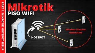 Mikrotik Piso wifi Build | Part1: Mikrotik Hotspot Setup (Tagalog)