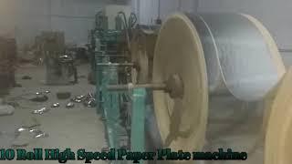 fully automatic wrinkle paper plate making machine 10 roll by greentech engineering