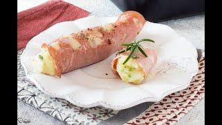 Involtini di mortadella e patate