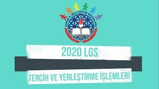 Ortaöğretime Geçiş Tercih ve Yerleştirme İşlemleri - 2020