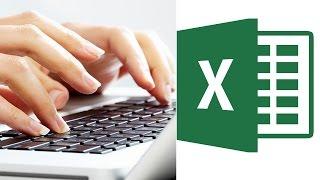 Ввод данных в Excel