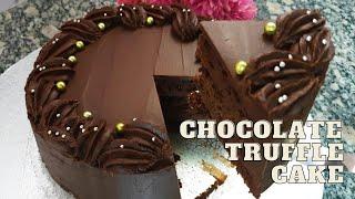 Chocolate Truffle Cake | Eggless Chocolate Cake | Easy Baking