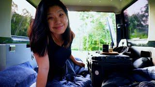 Solo Car Camping in my Toyota LAND CRUISER