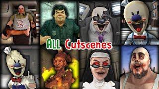 Ice Scream 1-8, Evil Nun 1-2 & The Broken Mask, Mr Meat 1-2 - Keplerians All Cutscenes