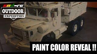 Cross RC HC6 6x6 Military Truck Kit Build Series   Part 6   Spraying New Paint Color