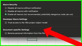 How to Enable Macros in Excel on Mac (NEW UPDATE in 2024)