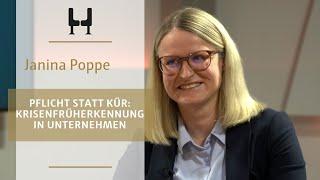 CHEFSACHE: Janina Poppe: Pflicht statt Kür: Krisenfrüherkennung in Unternehmen