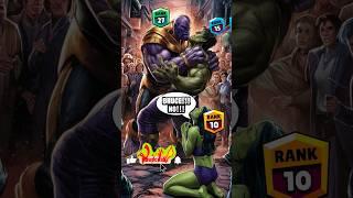 HULK vs THANOS  STREET FIGHT Match  #avengers #brawlstars #marvel #venom #spiderman #venom