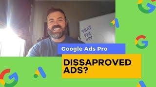 Policy issues: Disapproved Ads - Google Ads