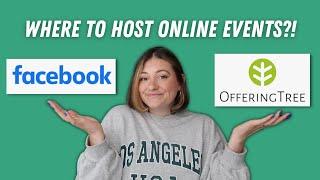 How to Host PAID ONLINE COACHING EVENTS//Facebook Groups VS OfferingTree