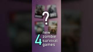 I tried 4 NEW Zombie Survival Games…