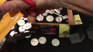 Unboxing Provident Metals Engelhard Silver/Poured Silver from  SilverHunter2013 Winnings.