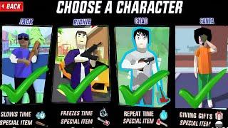 How to unlock all characters in | Dude theft wars