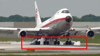 Cargolux retro SLAMMED to the ground  + BONUS clips