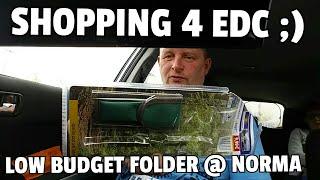  SHOPPING 4 EDC  Low Budget Folder @ NORMA DISCOUNTER  Bushcraft + EDC Gear