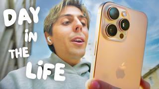 Day In The Life with iPhone 16 Pro Max - (Camera Control, Apple Intelligence, 4K 120 FPS & More!)