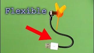 How to make Flexible USB Fan,new diy idea