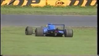 Formula Nippon Fuji Rd 7 Hoshino spins again Funny japanese commentary