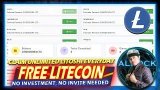 FREELTC IO | FREE LITECOIN EVERY MINUTE NO INVESTMENT NO INVITE NEEDED