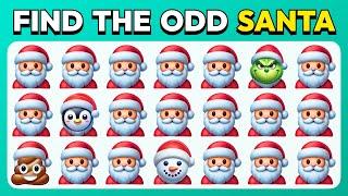 Find the ODD One Out - Christmas Ultimate Edition  | Easy, Medium, Hard, Pro Levels - Emoji Quiz