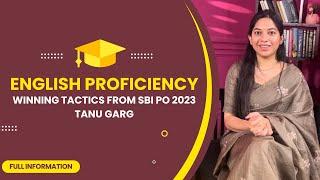 Mastering English: Proven Tactics from SBI PO 2023 Tanu Garg.