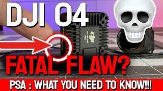 DJI 04 FATAL FLAW.  [ What you NEED to KNOW & FIXES ] 