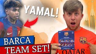 LAMINE YAMAL ROOKIE CARD CHASE! | 23/24 Barcelona Team Set Opening & Review