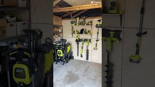 Ryobi LINK garage storage. #storage #diy #ryobi #garagestorage