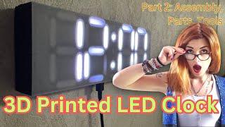 Build a Smart LED Clock - Part 2: Parts, Tools, and Wiring | ESP32 Home Assistant Clock